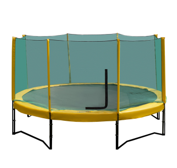 Батут с сеткой KIDIGO Premium 457 (green-green)