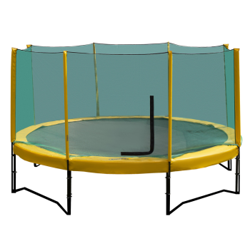 Батут с сеткой KIDIGO Premium 457 (green-green)