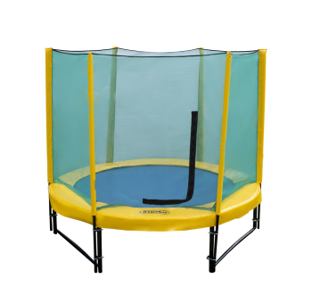 Батут с сеткой KIDIGO Premium 244 (green-green)