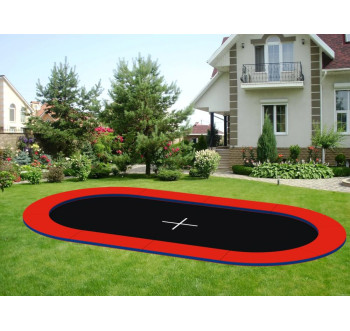 Грунтовый батут Oval 4,4х2,4 KIDIGO