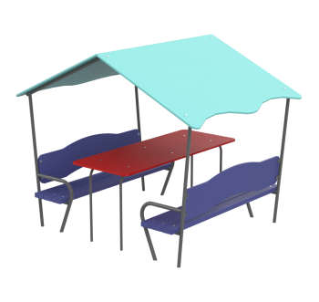 Домик со столиком Океан KIDIGO