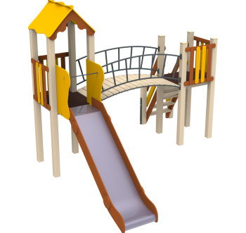 Детский комплекс Божья коровка KIDIGO