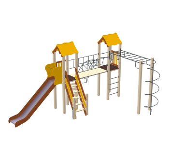 Детский комплекс Вагончик KIDIGO