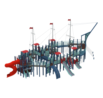 Детский комплекс Фрегат большой KIDIGO