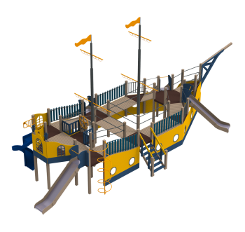 Детский комплекс Фрегат KIDIGO