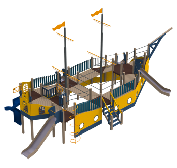 Детский комплекс Фрегат KIDIGO