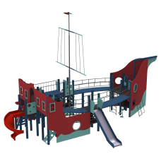 Playground Pirates (slide height 1,5 m)
