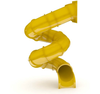 Горка стеклопластиковая Волчок, высота 3,5 м.