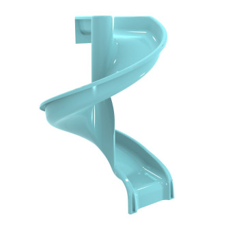 Стеклопластиковая горка «Спираль», h-2 м