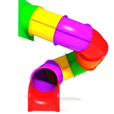 Fiberglass Slide “Indigo”, height 2.0 m