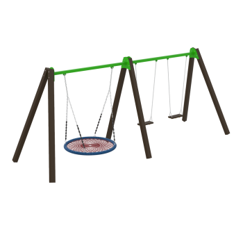 Swing Triple Fun Wood 