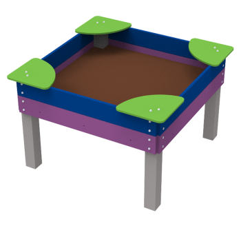 Песочница Надежда 1,4х1,4 KIDIGO