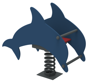 Качели на пружине Дельфин KIDIGO