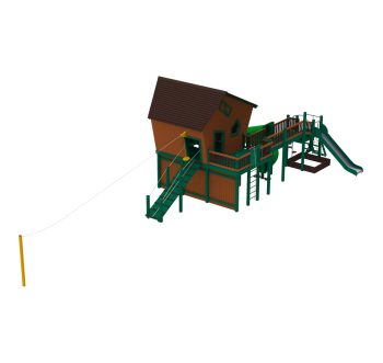 Детский комплекс База супергероев KIDIGO