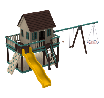 Детский комплекс Домик Принцессы KIDIGO