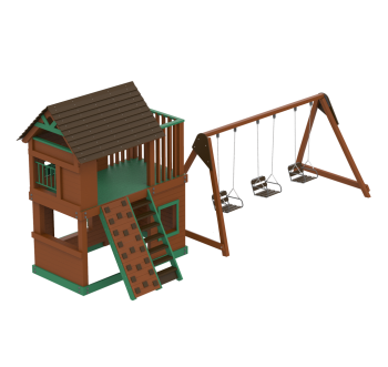 Детский комплекс Kantri с качелями KIDIGO