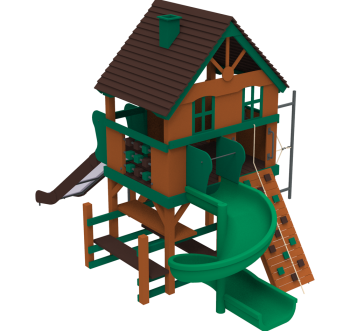 Playground Villa (slide height 1,5 m)