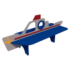 Children's bench Ship