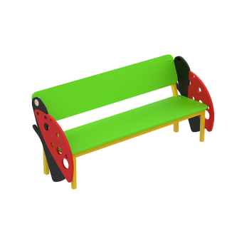 Скамейка Животные Божья коровка KIDIGO