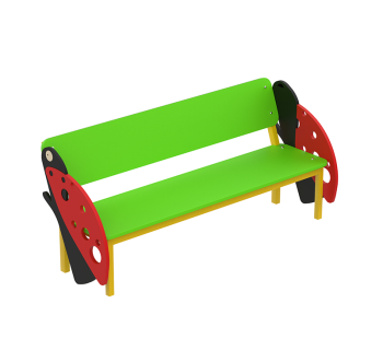 Скамейка Животные Божья коровка KIDIGO