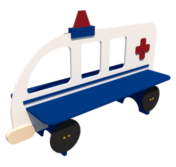 Детская скамейка Скорая помощь KIDIGO