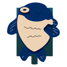 Детский мусорник Рыбка KIDIGO