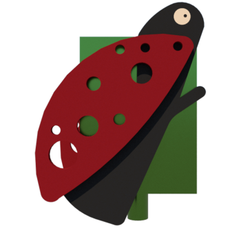 Детский мусорник Божья коровка KIDIGO