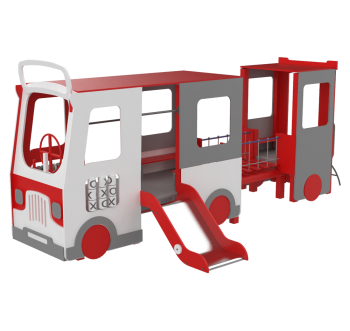 Детский элемент Троллейбус KIDIGO