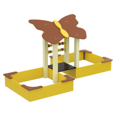 Double sandbox Butterfly