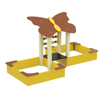 Песочница двойная Бабочка KIDIGO