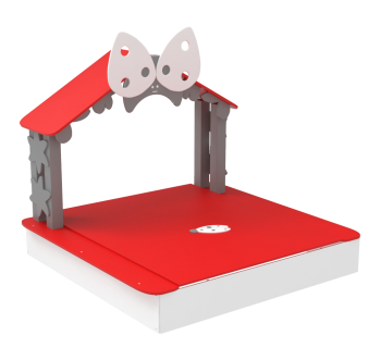 Песочница Божья коровка закрыта KIDIGO