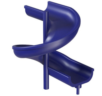 Горка Стеклопластиковая Спираль 1,5м.