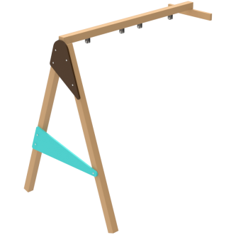 Приставна гойдалка Авалон з дерева