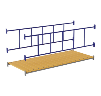 Прямой мостик + Перило прямого моста