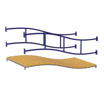 Волнистый мостик + Перило Волнистого моста