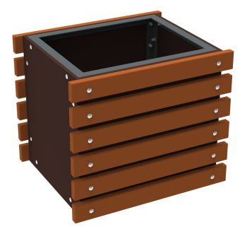 Кашпо для цветов 500х500х600 KIDIGO