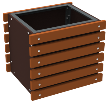 Кашпо для цветов 500х500х600 KIDIGO