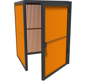 Пергола на 1 контейнер закрыта KIDIGO