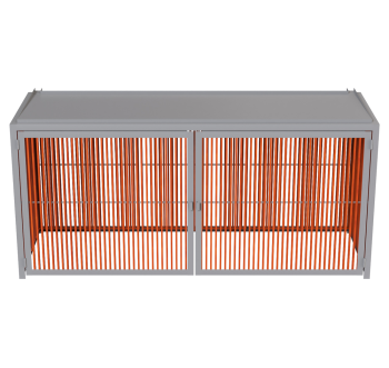 Пергола на 3 контейнера закрыта KIDIGO