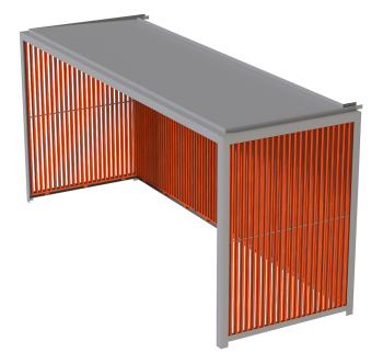 Пергола на 3 контейнера KIDIGO