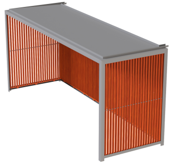 Пергола на 3 контейнера KIDIGO