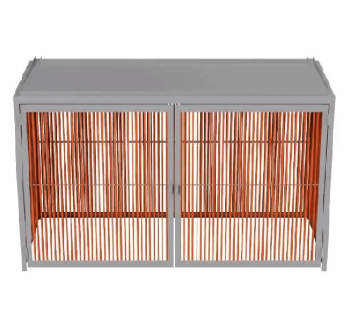 Пергола на 2 контейнера закрыта KIDIGO