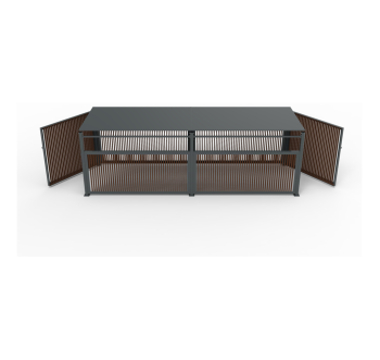 Пергола длинная для контейнера с дверью KIDIGO