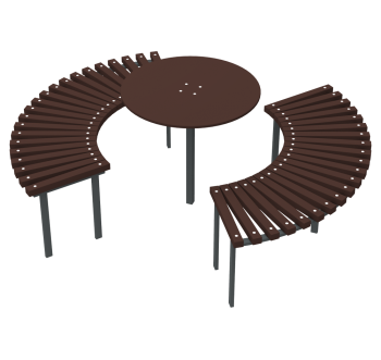 Лавка Сонце зі столиком KIDIGO