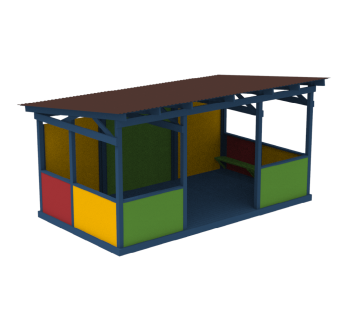 Навес для садика 4х6 KIDIGO