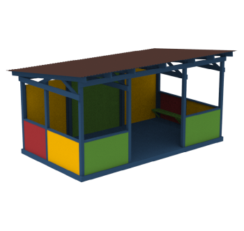 Навес для садика 4х6 KIDIGO