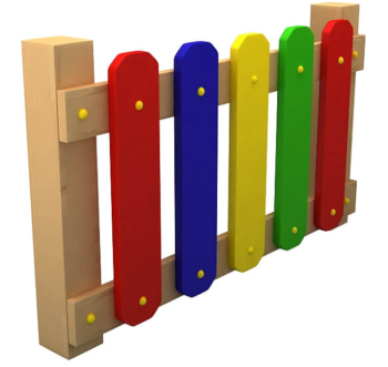 Ограждение деревянное VMOD002 (без столба) KIDIGO