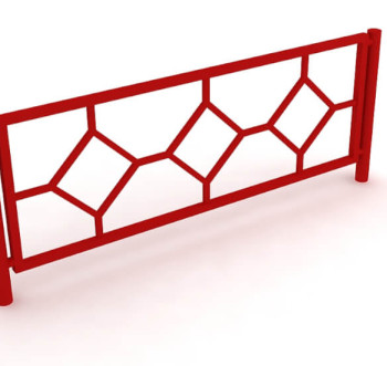 Забор металлический VMOM002 (без столба) KIDIGO