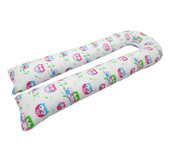 Подушка для беременных U образная Сова (с наволочкой) KIDIGO