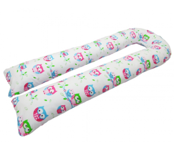 Подушка для беременных U образная Сова (с наволочкой) KIDIGO